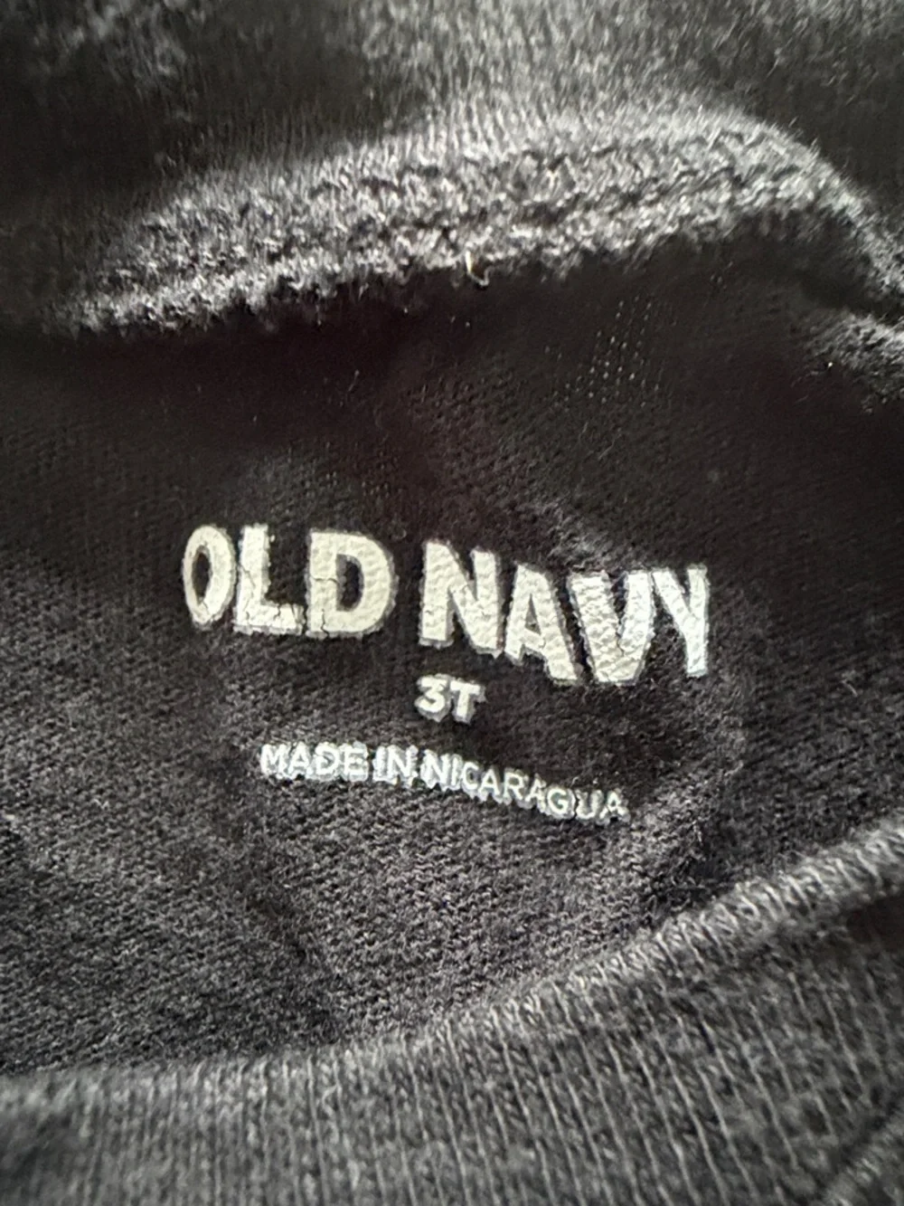 Old Navy Black Short Sleeve Tee | 3T